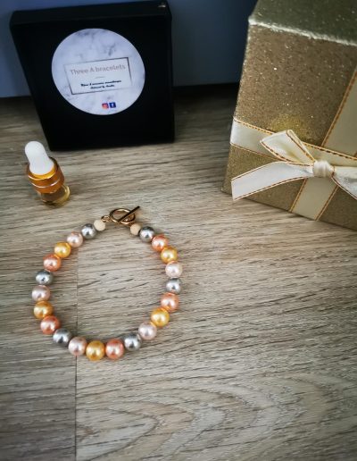 bracelet d'eau douce corail 8mm
