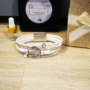 Bracelets femme en simili cuir & céramique