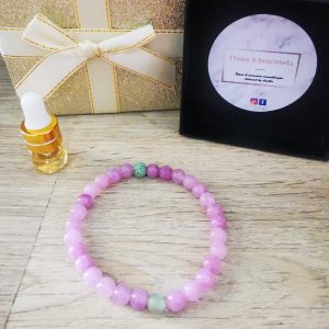 bracelet violet et vert