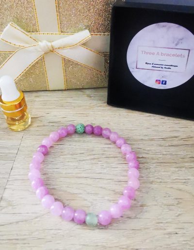 bracelet violet et vert