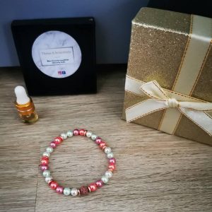 bracelets perle d'eau douce rose 6mm